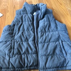 Old Navy Grey Puffer Vest
